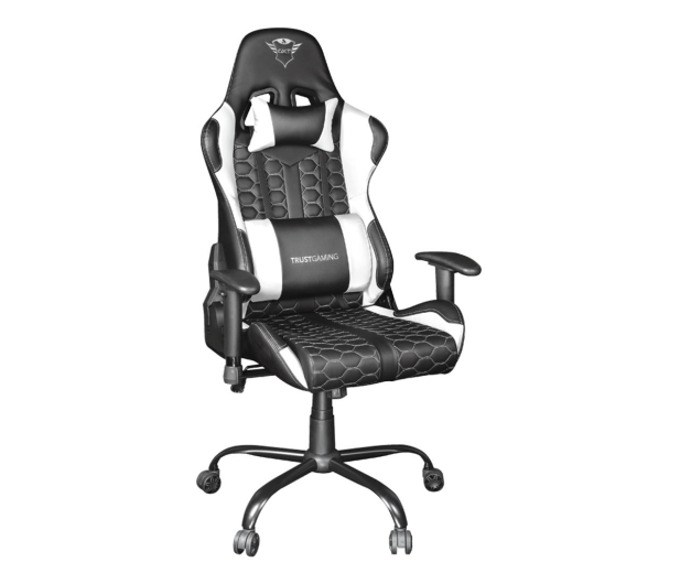 TRUST Krzesło gamingowe GXT708W RESTO białe 24434 - 684610 - zdjęcie